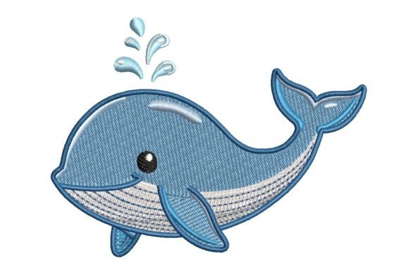 Download Cute Whale, Nursery Embroidery - Cute Collection