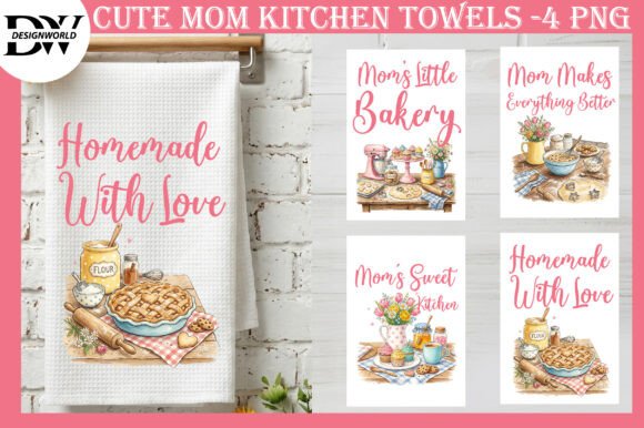 Download Cute Mom Kitchen Towels Sublimation - Cute Collection