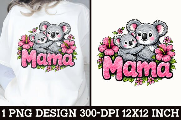 Download Cute Koala Mama T-Shirt Design - Cute Collection