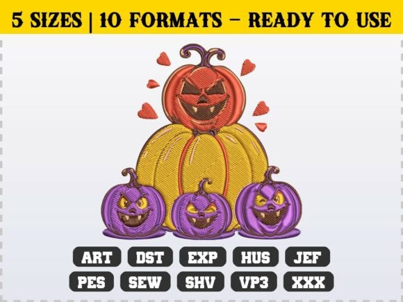 Download Cute Family Halloween Pumpkin Patch - Cute Collection