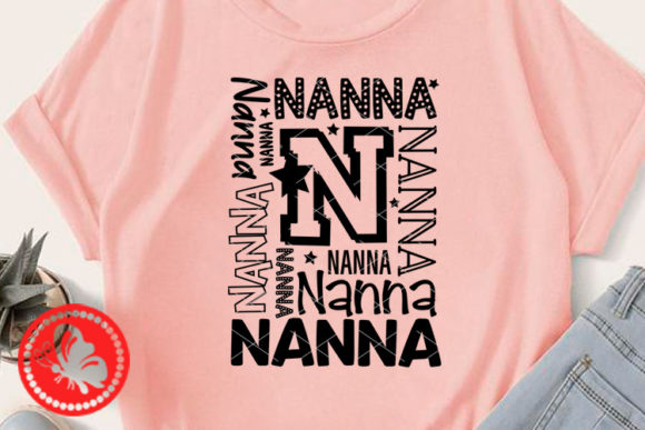 Download Nanna Shirt Different Fonts Clipart - Nanna Collection