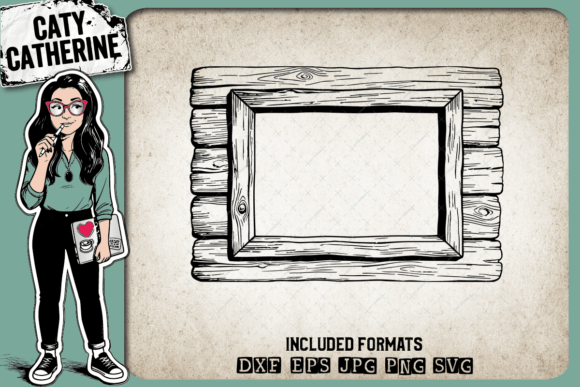 Download Rustic Wooden Frame – Home Decor SVG - Wooden Collection