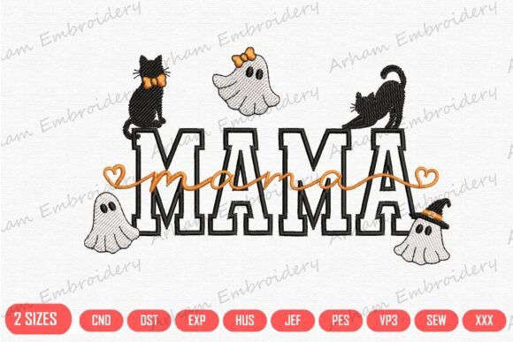 Download Halloween Mama Cute Ghost - Cute Collection